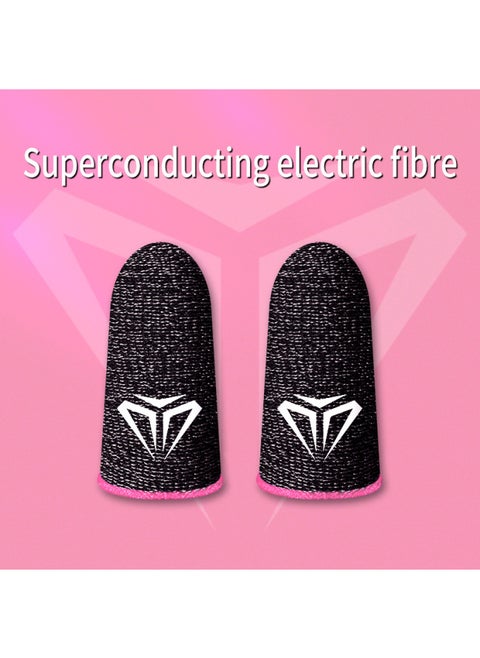Gaming Finger Sleeve Sweatproof Mobile Game FingerBreathable-Product Color:[Pink] Luxury Posture S02 Electric Competition Finger Cuff/unlimited Sales Platform