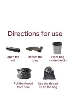 Nure Nure, Bio-Degradable Purity In Disposal Garbage Bag,5 Gallons, 30 Pcs, 46cmx52cm,Pack of 2  - Image 4