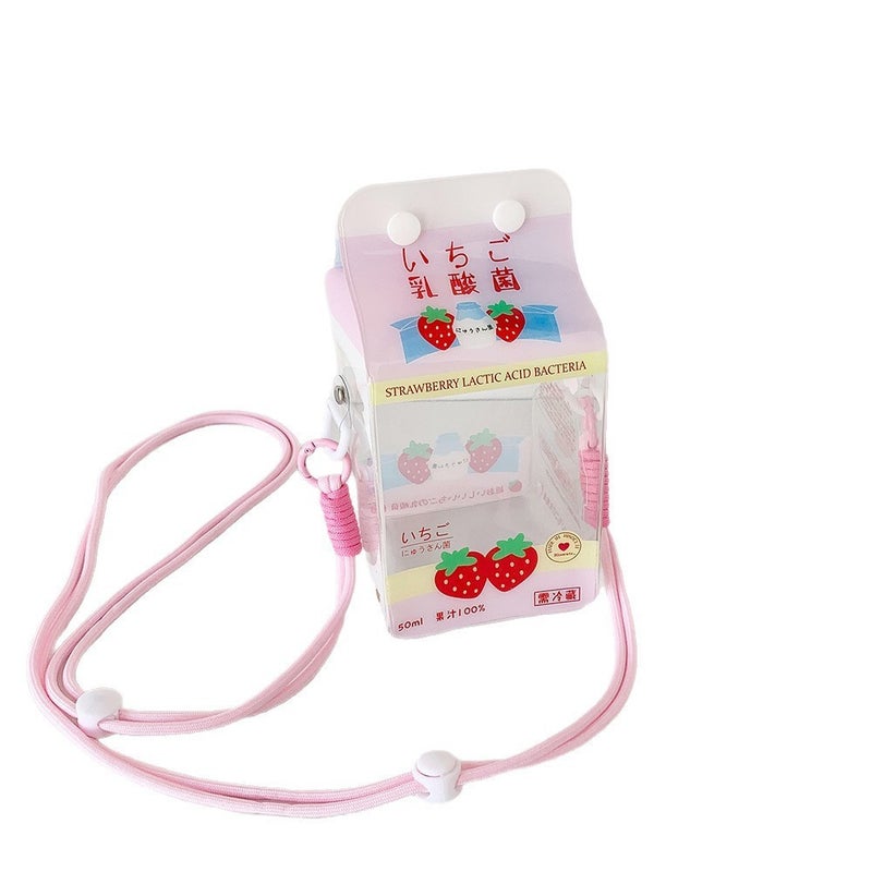 Cute Milk Box Doll Storage Bag - Image 5