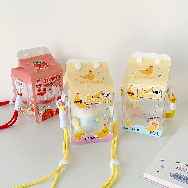 Cute Milk Box Doll Storage Bag - Image 3