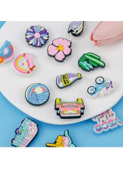 Generic 19-Pack Shoe Charms for Boys Shoe Pins Shoe Charms Cute Charms Shoe Access PVC Summer Beach Shoe Charms for Shoe Clog Sandals  - Image 5