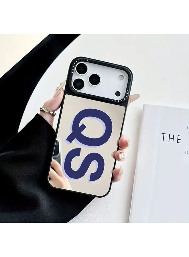 Personalized Initials Customizable Mirrored Phone Case For iPhone 12 Multicolor Protection - Image 1
