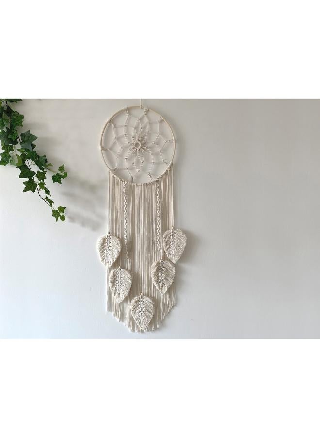 انتيكيانو مكرمية دريم كاتشر مصنوعة يدويا من القطن المنسوج بنمط بوهيمي - Image 1