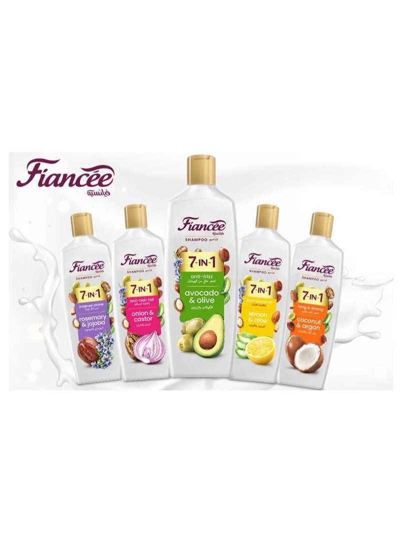 FIANCEE Anti-Frizz Shampoo (170 ml) - Infused with Avocado & Olive Oil - Rich in Natural Ingredients for Smooth & Manageable Hair - Deep Hydration Formula - Image 5