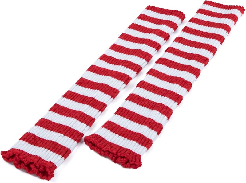 Zando Womens Fashion Warmers Adult Junior 80s Ribbed Knitted Long Socks for Party Sports Casual Socks - Image 3