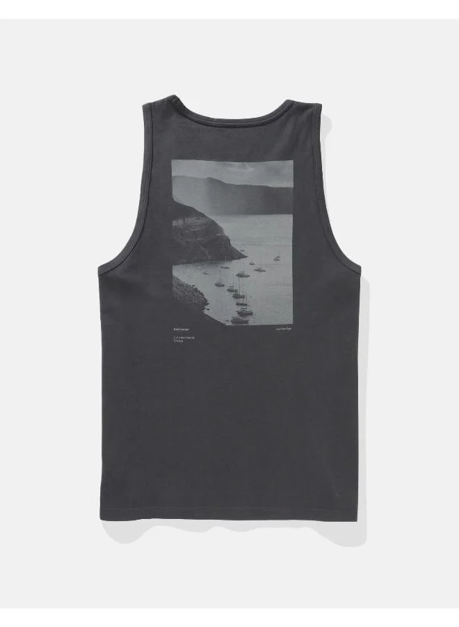 American Eagle AE Photo Graphic Tank Top