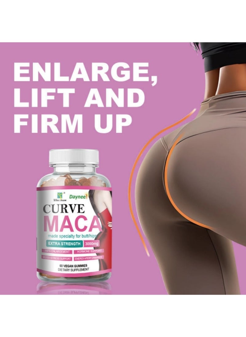 Daynee Perfect Curve Enlarge Booster hips Gummies,Lifting Gummies For Women,Health Support Dietary Supplement 60 Gummies  - Image 3
