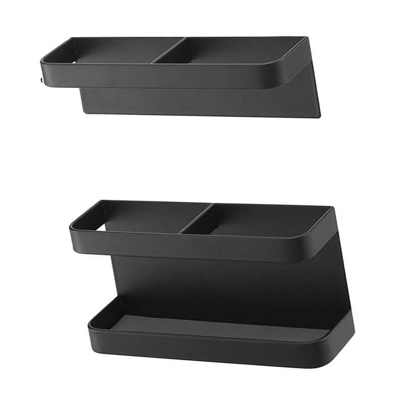 Magnetic Umbrella Stand No Punching Height Adjusting Wall Mounted Umbrella Holder Rack for Hotel Hallway Black - Image 3