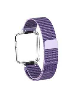 Replacement Strap For Xiaomi Mi Watch Lite / Redmi Watch Milanese Magnetic Metal Watchband Purple