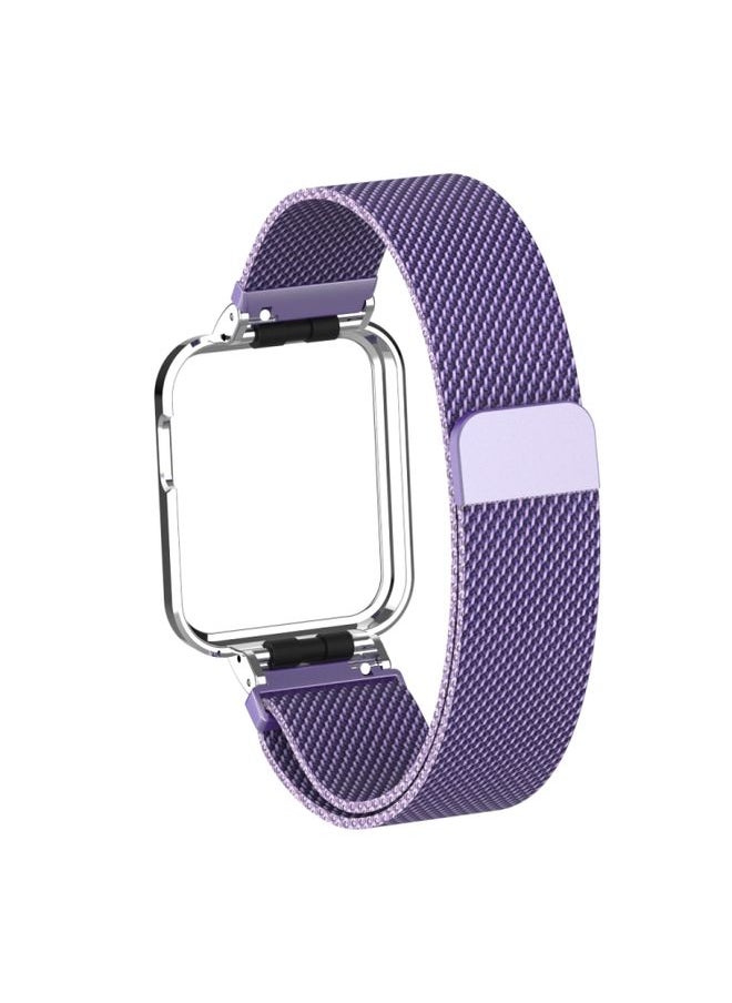 Generic - Replacement Strap For Xiaomi Mi Watch Lite / Redmi Watch Milanese Magnetic Metal Watchband Purple - Image 1