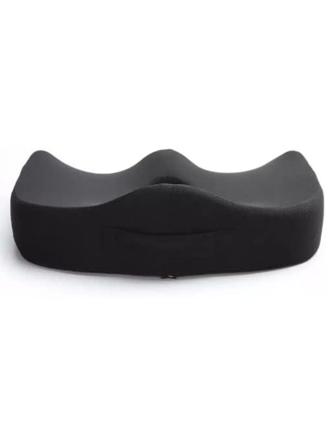 Memory Foam Seat Cushion for Office Chair, Ergonomic Contoured Sitting Cushion for Car, Wheelchair and Desk Chair - Image 2