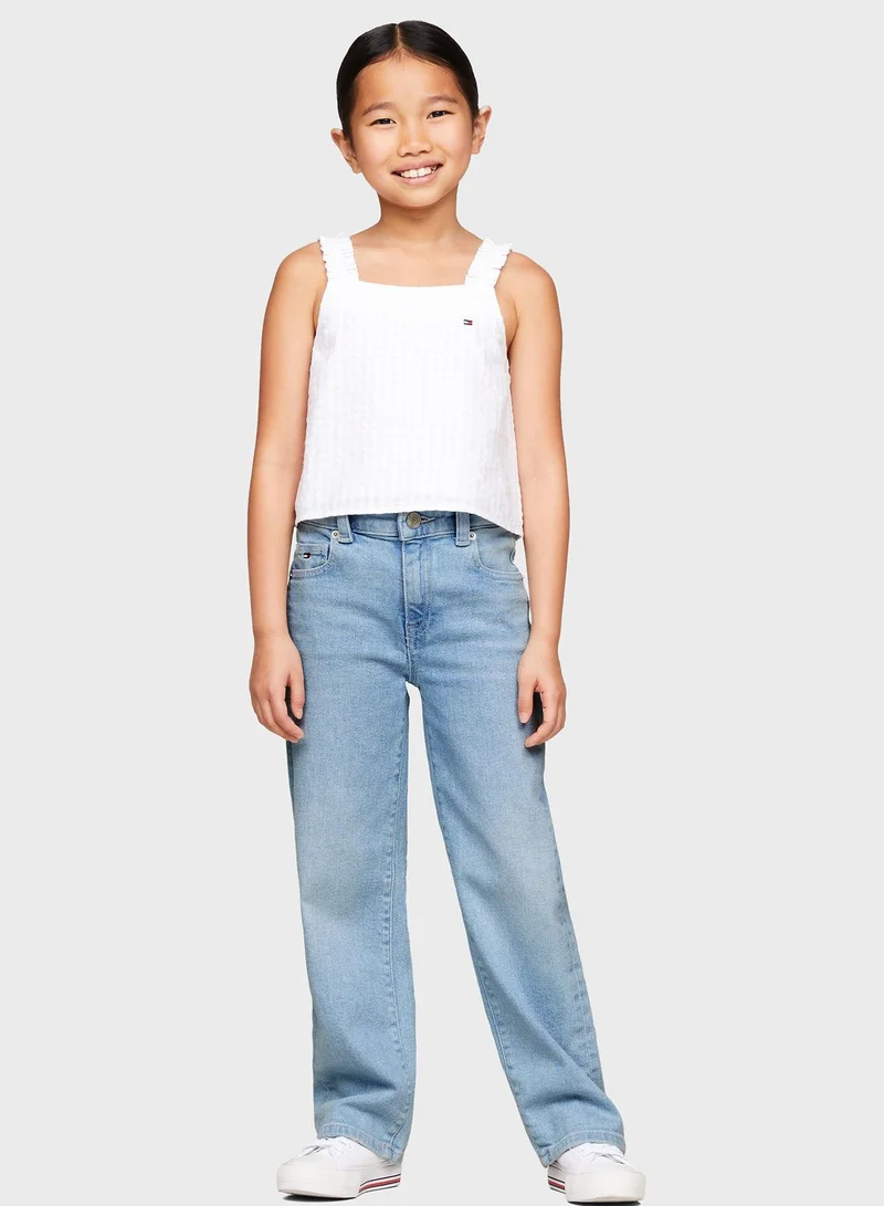 TOMMY HILFIGER Kids Straight Fit Jeans