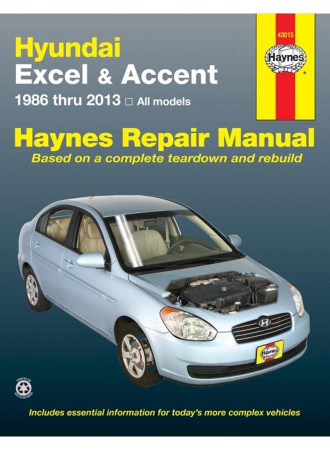 Hyundai Excel & Accent (86-13) : 1986 to 2013