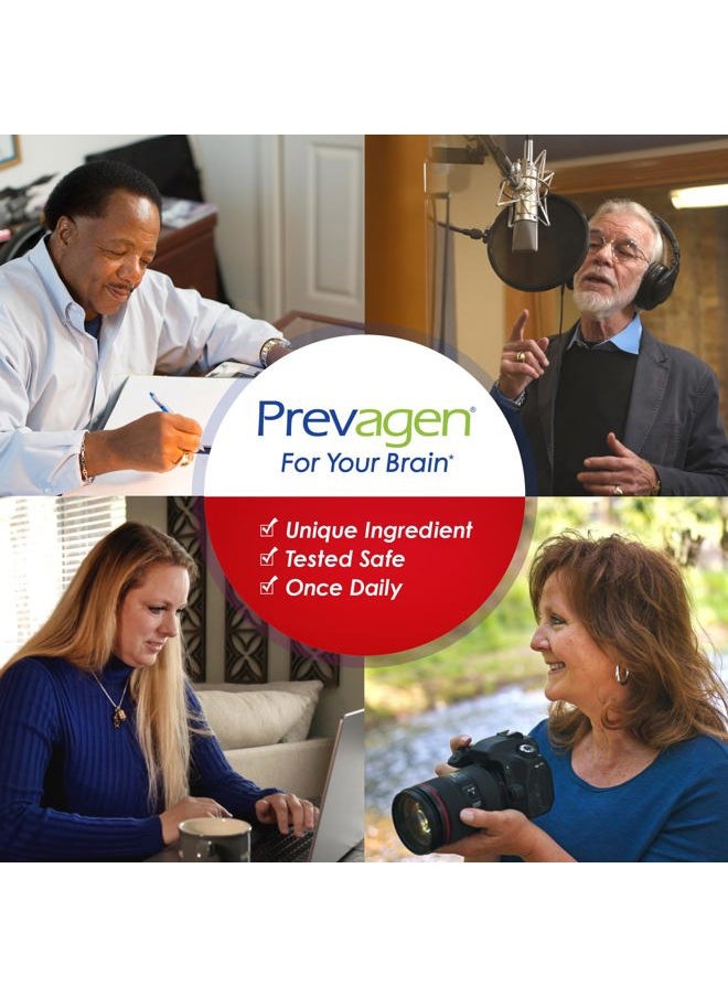 Prevagen - Extra Strength 20mg, 60 Capsules, with Apoaequorin & Vitamin D and 7-Day Pill Minder - Image 1