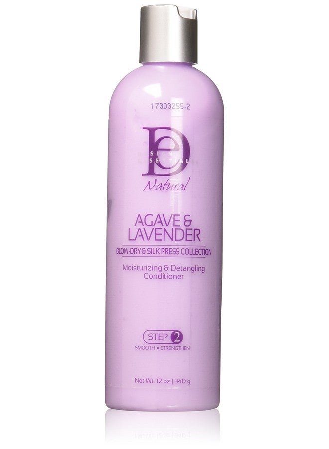 Design Essentials Agave & Lavender Moisturizing & Detangling Conditionerblowdry & Silk Press Collection 12Oz - Image 1