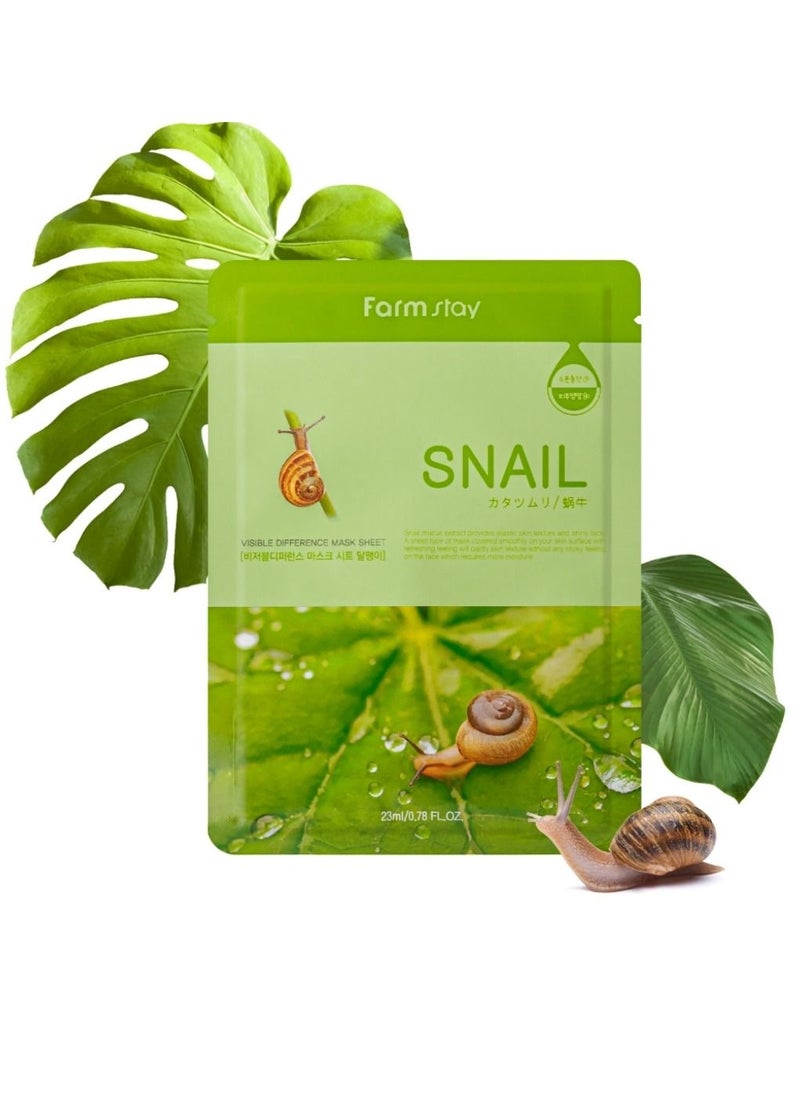 Farm Stay - Visible Difference Snail Mask Sheet 23ml - Image 1