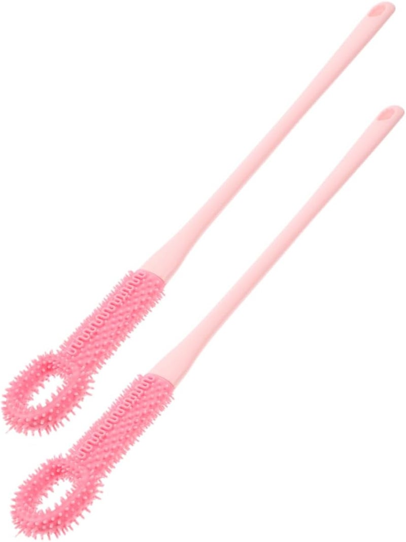 2pcs Foot Brush Scrubber Callus Remover for Feet Exfoliating Body Scrubber Toe Gap Cleaning Brush - Image 1