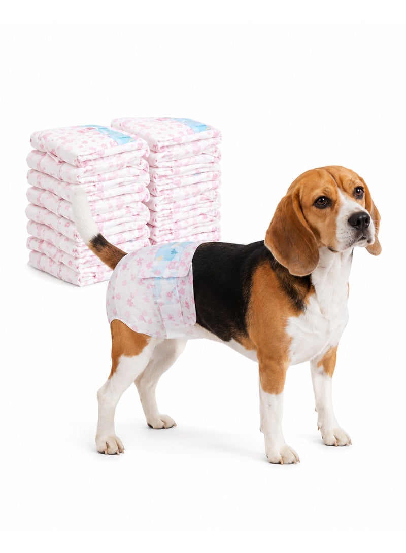 Petto 10pcs Disposable Dog Diapers for Female Dogs - Super Absorbent & 360° Leakage Protection | Ideal for In Heat, Marking & Indoor Accidents - Image 4