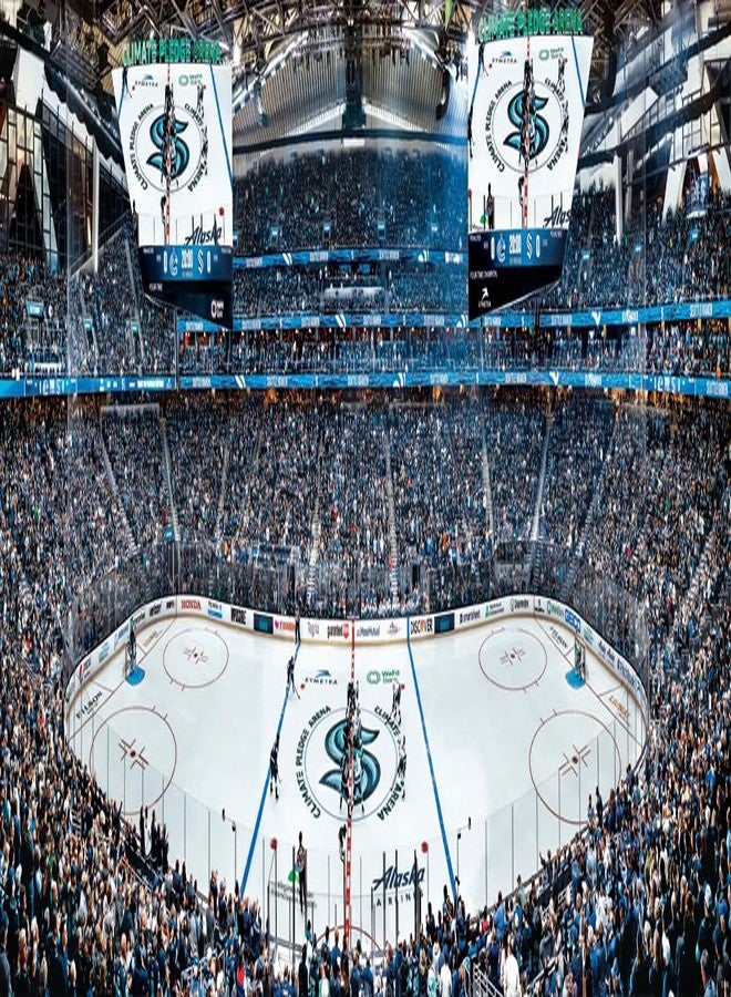 MasterPieces 1000 Piece Jigsaw Puzzle - NHL Seattle Kraken Panoramic View - 13"x39" - Adult Puzzle - Eco-Friendly Recycled Board - Image 3