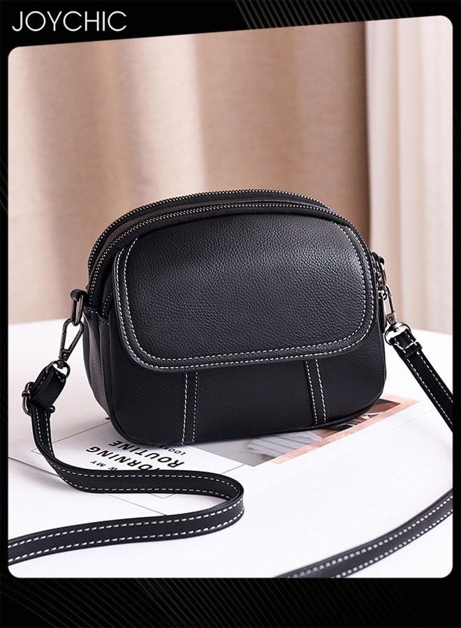 Joychic حقيبة كتف نسائية جلدية مقاومة للماء ومقاومة للاهتراء، حقيبة صغيرة خفيفة الوزن للنساء مع أحزمة قابلة للتعديل - Image 2
