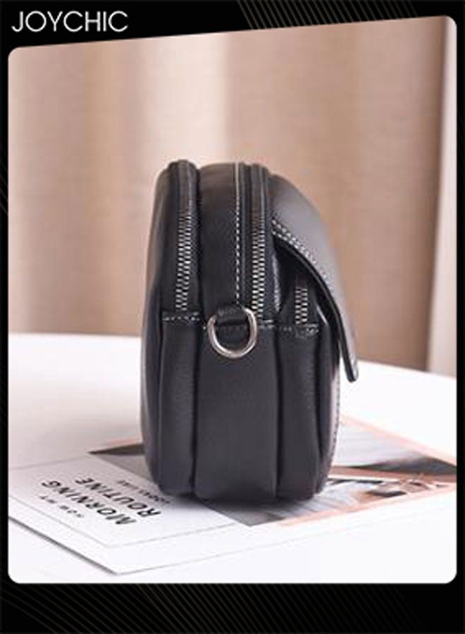 Joychic حقيبة كتف نسائية جلدية مقاومة للماء ومقاومة للاهتراء، حقيبة صغيرة خفيفة الوزن للنساء مع أحزمة قابلة للتعديل - Image 3