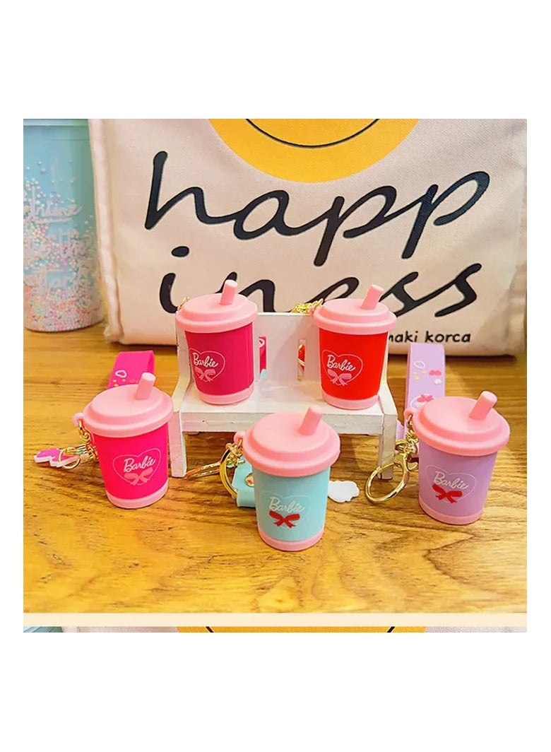 Barbie Coffee Mug Silicone Keychain - Stylish & Durable Accessory - Image 2