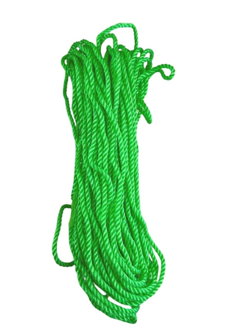 حبل غسيل ، قوة تحمل وأداء عالي (بلاستيك اخضر 25 متر)