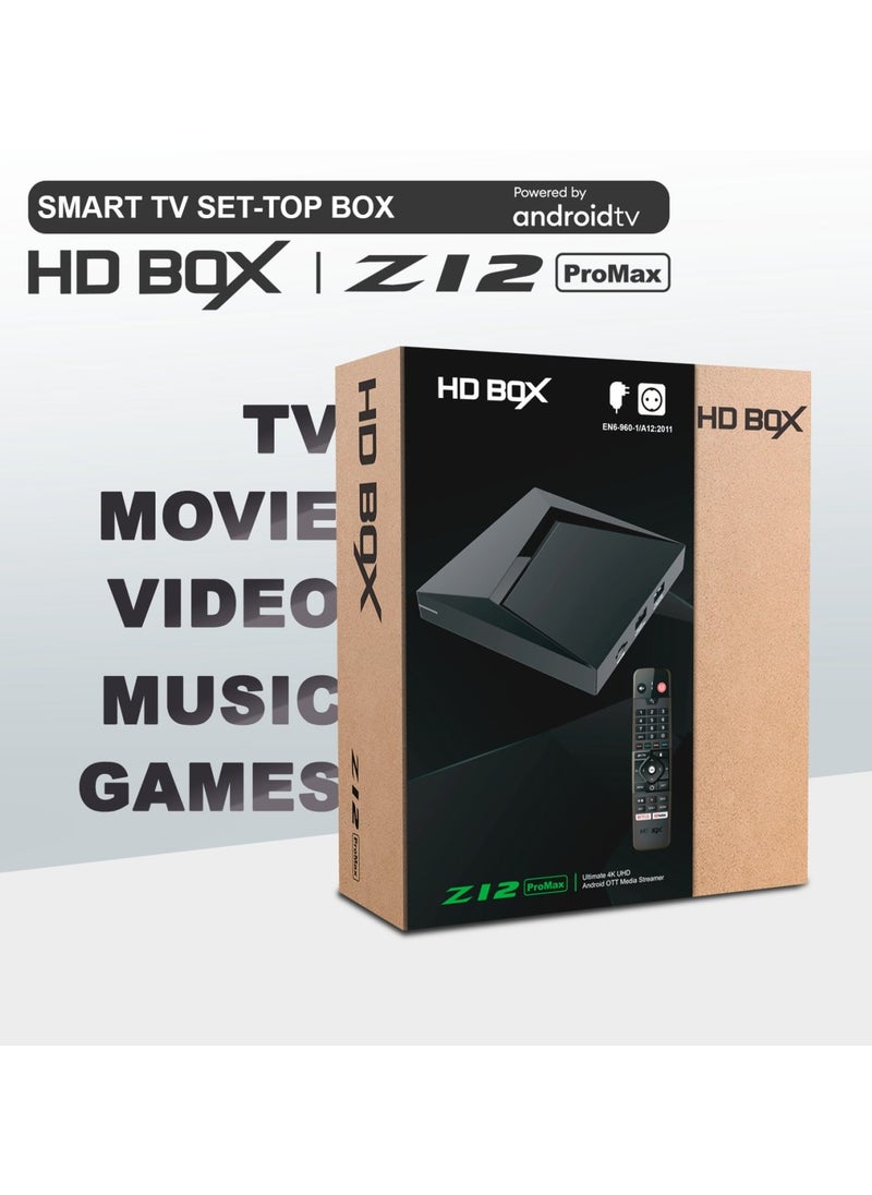 ماركة غير محددة - HDBOX مشغل الوسائط الذكي Z12 PRO MAX - Image 1