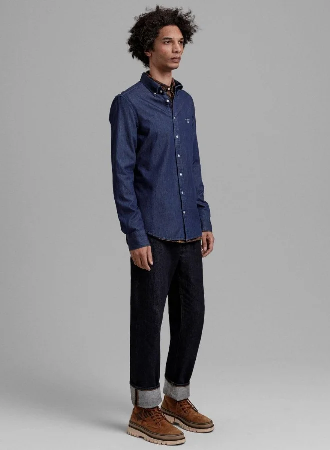 GANT Gant Slim Fit Indigo Shirt
