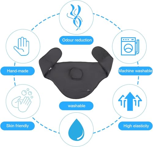 FSUHHIAD Ostomy Belt | Ostomy Bag Cover | Ostomy Wrap for Sport & Swimming | Ostomy Support Belts for Men & Women | Colostomy Bag Cover | Inner Pocket to Hold Ostomy Pouch | Ostomy Supplies-M - Image 4