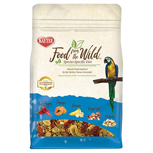 Kaytee Food from The Wild Natural Pet Macaw Bird Food 25 Pound