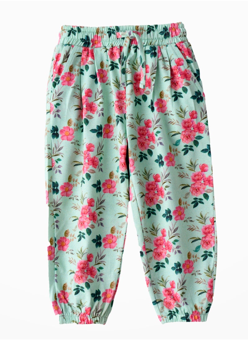 Jelliene Knit Aop Harem Pants  - Image 1