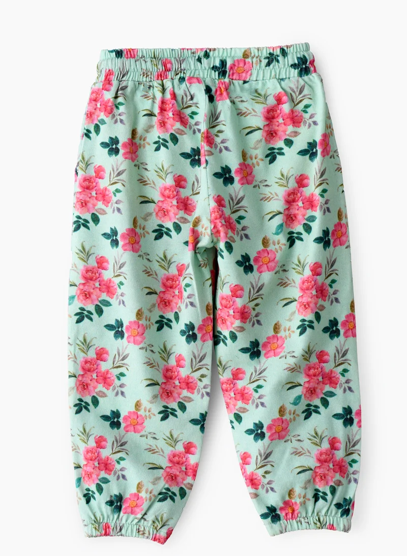 جيلين Knit Aop Harem Pants
