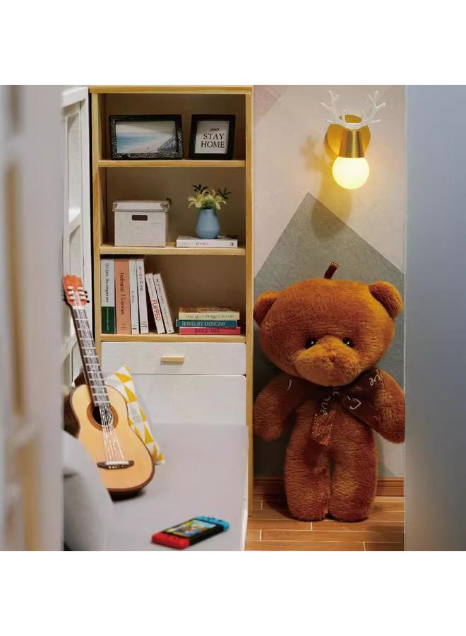 Bluejw Zhiqu House Mini Sunshine Study Simple Doll House 3D Handmade Assembled Diy Model Handmade Gift - Image 5