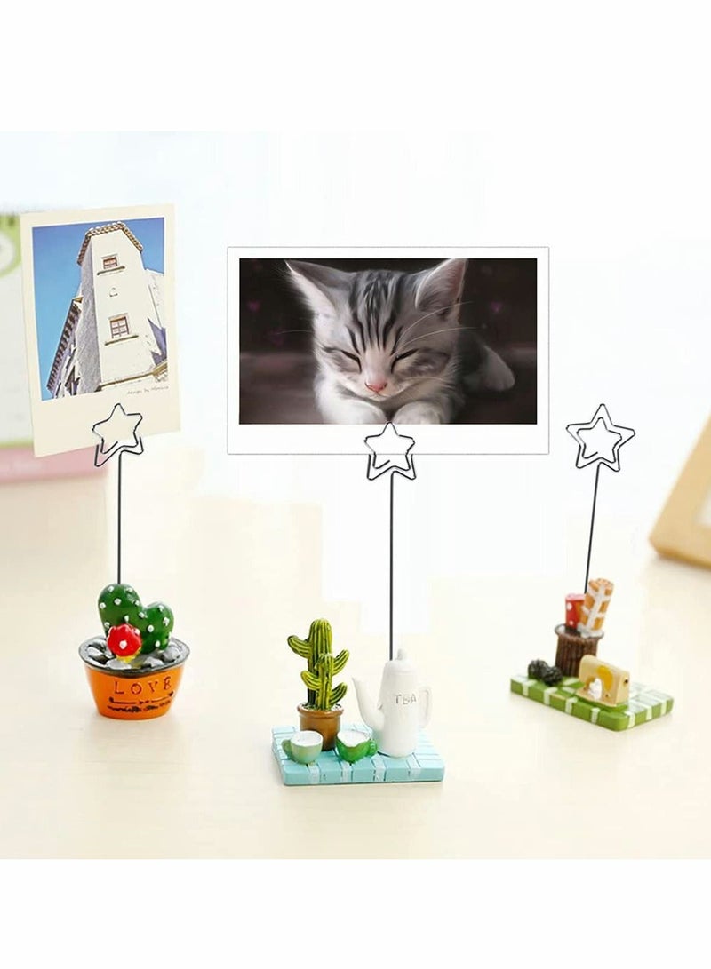 Excefore 50 Pcs Star Shape Metal Note Holder DIY Multifunctional Craft Clip Holder Photo Clip Holder Memo Clip Holder Silver - Image 3