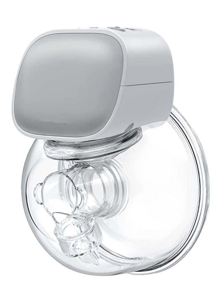 Gonice Wearable Breast Pump - Hands-Free Breast Pump with 2 Mode & 5 Levels, Portable Electric Wearable Breast Pump, Painless Breastfeeding Breastpump Can Be Worn in-Bra, 24mm Gray  - Image 2