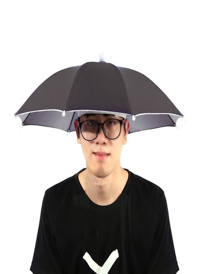 Dark Moon Hat Umbrella for Kids, Girls and Boys Black and Yellow Color Cap Hat Umbrella for Adults,Women,Men,Kids (Pack of 2) Black and Yellow - Image 5