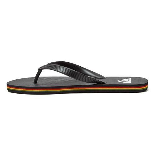 Quiksilver Men's Molokai 3 Point Flip Flop Sandal, Grey/Grey/Grey, 11 - Image 4