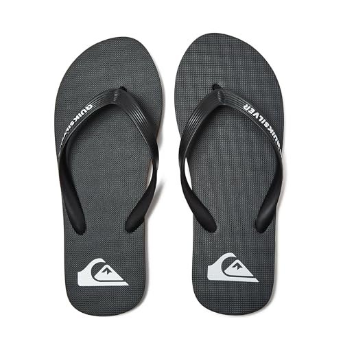 Quiksilver Men's Molokai 3 Point Flip Flop Sandal, Grey/Grey/Grey, 11 - Image 5