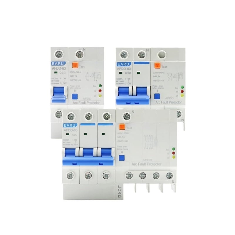 AFDD 63 2P 40A 220V قاطع دائرة واقي من أعطال القوس الكهربائي RCBO - Image 1