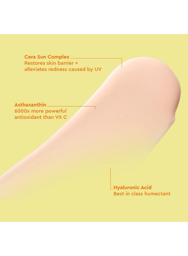 بيوما سائل بيوما للوجه بعامل حماية من الشمس 30 - واقي شمس خفيف الوزن للغاية لجميع ألوان البشرة - توهج مضيء، بدون بقع بيضاء - مرطب بعامل حماية من الشمس يقوي حاجز البشرة - 1.69 أونصة سائلة - Image 2