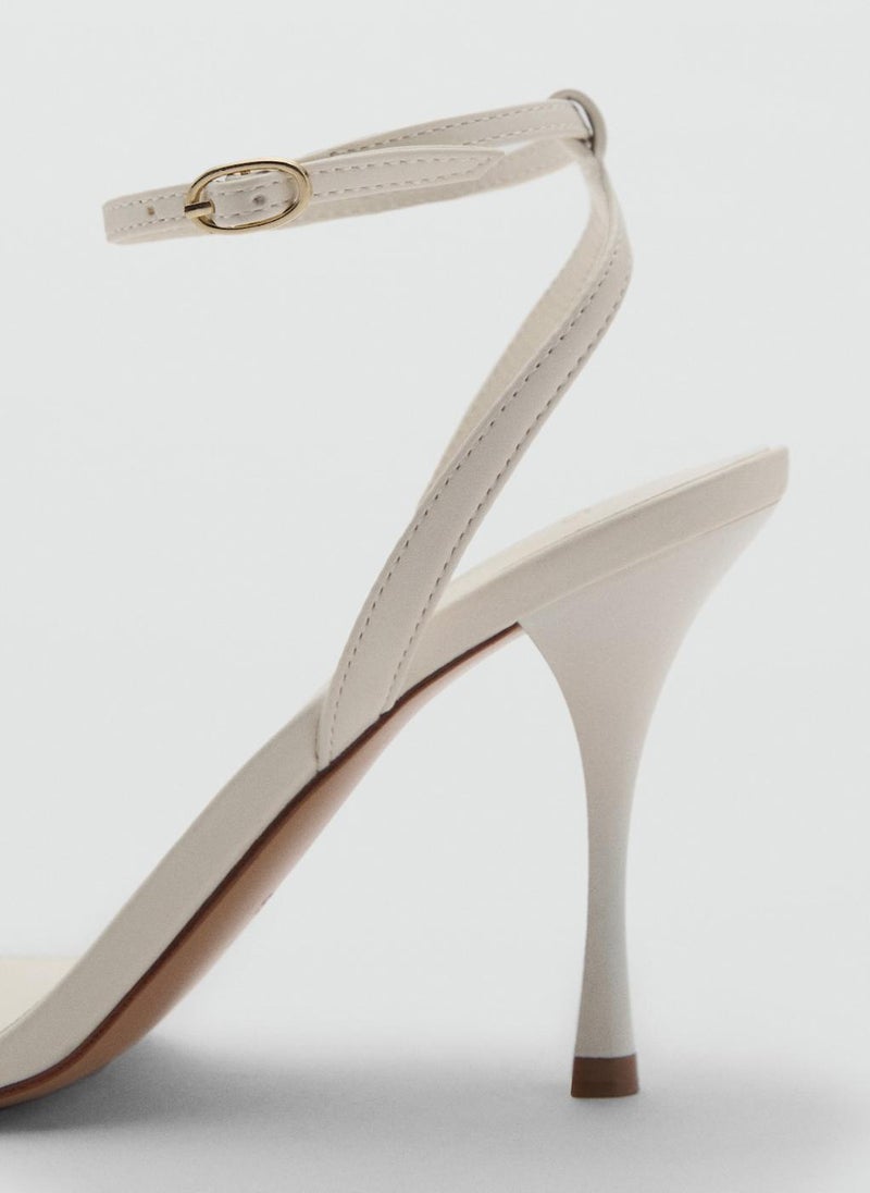MANGO Casual Rose High Heel Sandals  - Image 3