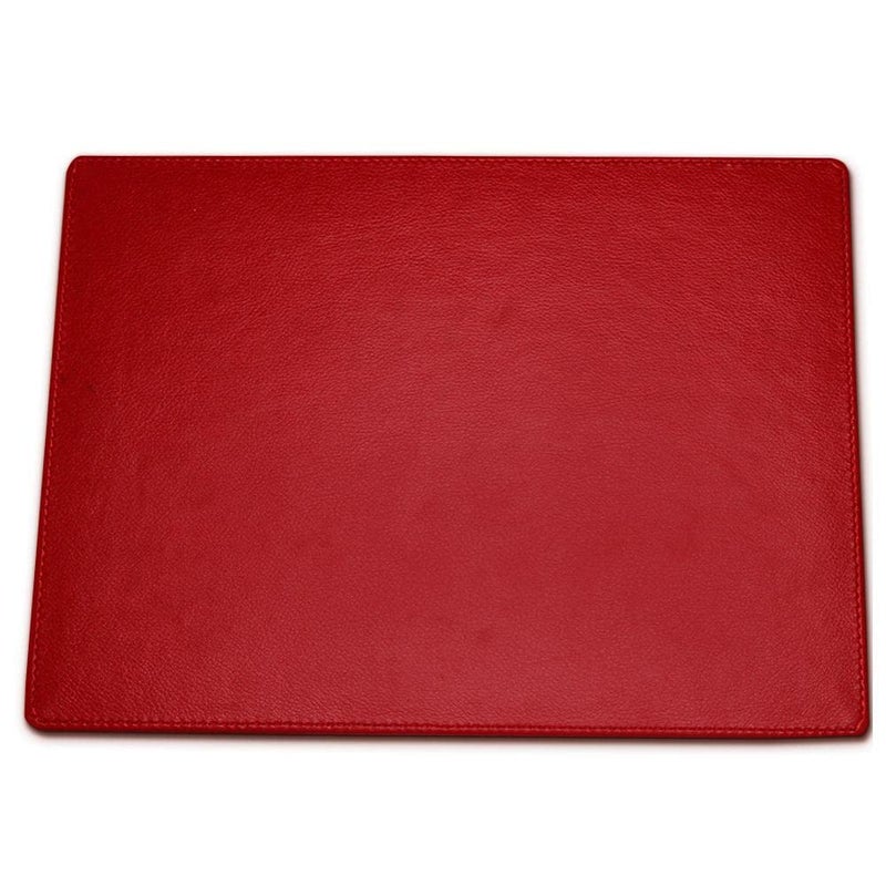 Rising Bloom Faux Leather Placemats for Dinner Table - Pack of 4 (Red (Plain)) - Image 4