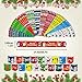 JUNEBRUSHS 56 Pack Christmas Slap Bracelets Xmas Slap Bands Wristband Party Favors Snap Bracelets Bulk for Christmas Gifts Toys Stocking Stuffers - Image 4