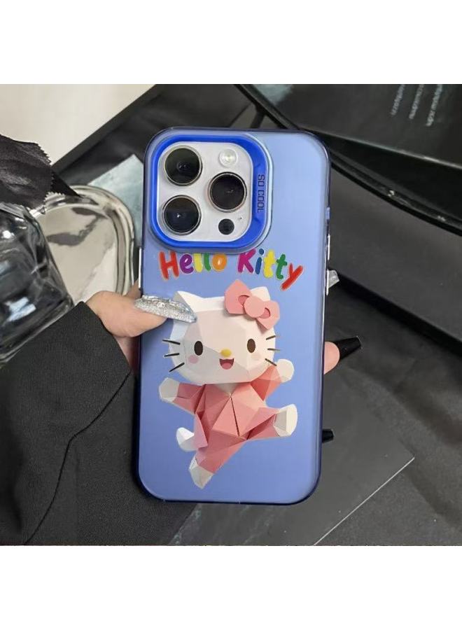 Diamond-shaped Kitty Suitable For Apple 17 Phone Case Iphone17pro Cartoon Cute Style Anti-fall Protective Cover
