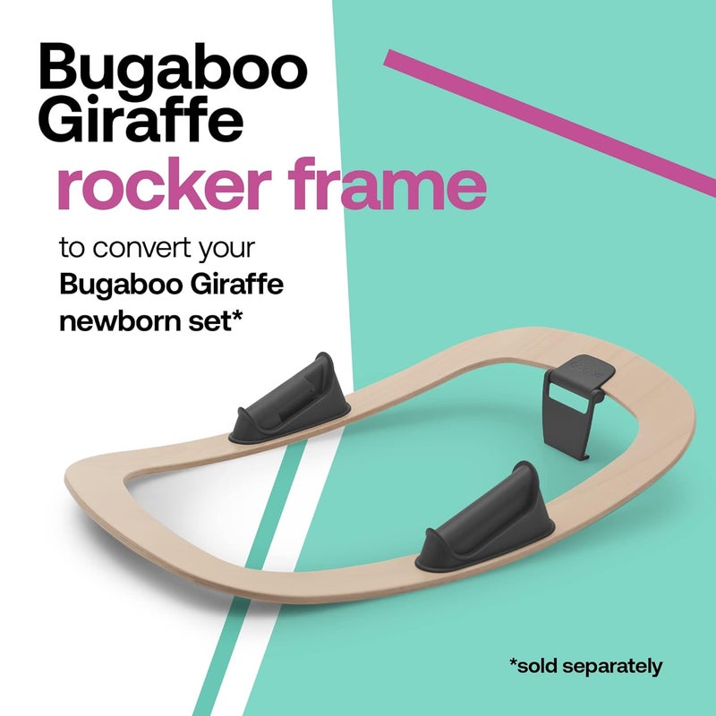 Bugaboo هزاز بوجابو جيراف لكرسي جيراف طقم حديثي الولادة تصميم مستدام وأنيق من الخشب الطبيعي - Image 3