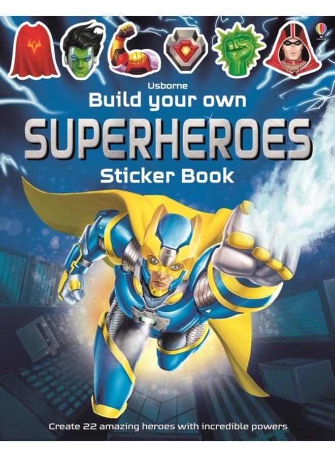 Build Your Own Superheroes Sticker Book - Paperback