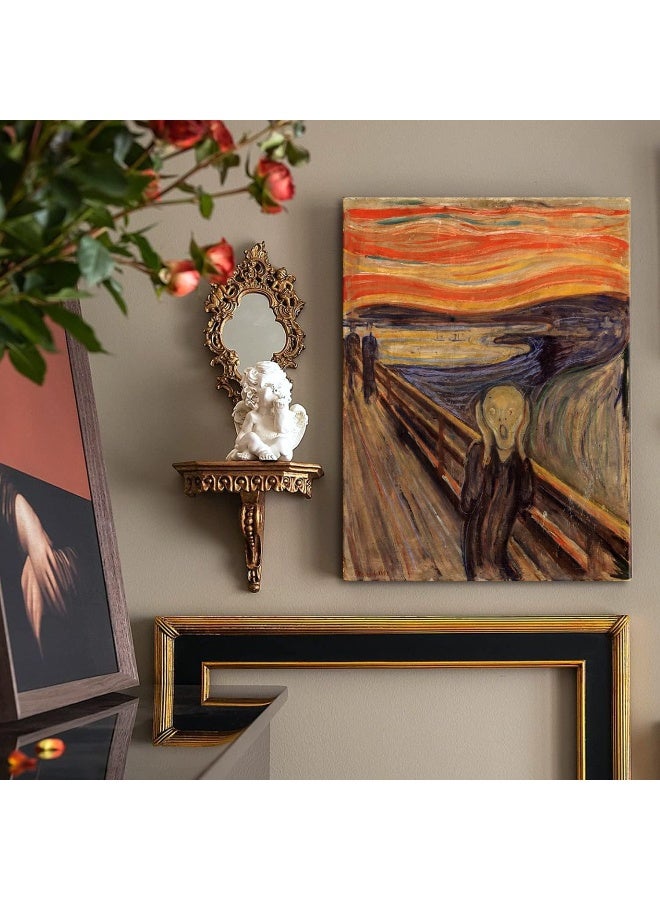 GLOKAKA The Scream by Edward Munch World's Famous Paintings Reproduction Canvas Print Wall Art for Home, Living Room, Office Decoration Ready to Hang (The Scream, 24"x36"(60x90cm)) - Image 2