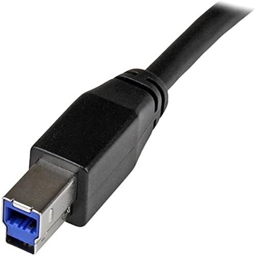 StarTech.com 30ft USB 3.0 (5Gbps) USB-A to USB-B Cable - M/M - Active - USB Type-A to USB Type-B Cable - USB 3.2 Gen1 Cable, TAA (USB3SAB10M) - Image 3