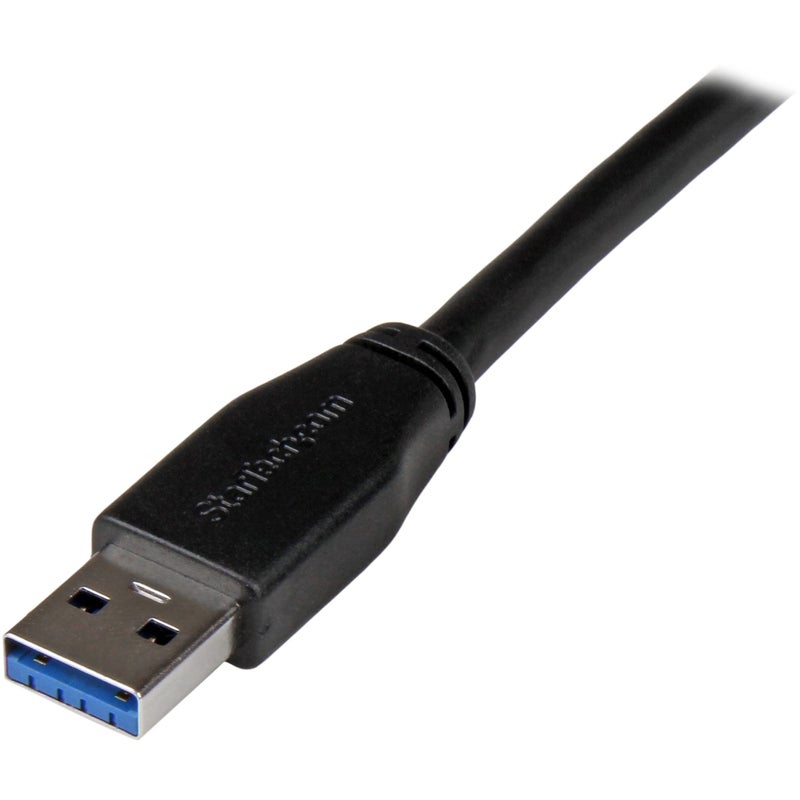 StarTech.com 30ft USB 3.0 (5Gbps) USB-A to USB-B Cable - M/M - Active - USB Type-A to USB Type-B Cable - USB 3.2 Gen1 Cable, TAA (USB3SAB10M) - Image 4